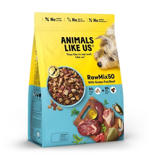 Animals Like Us Dog Food RawMix50 Grass-Fed Beef 50% Freeze Dried Raw main image