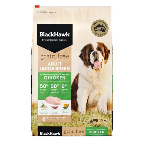 Black Hawk Grain Free Large Breed Dry Dog Food 15Kg main image