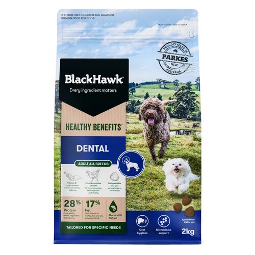 Black Hawk Healthy Benefits Dental Dry Dog Food 2Kg main image