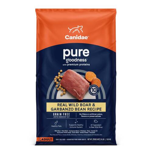 CANIDAE PURE Wild Grain Free Formula with Fresh Wild Boar Dry Dog Food 1.8kg main image
