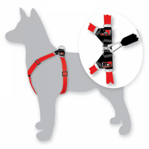 Black Dog Original Step-in Dog Halter Harness - Large - PINK main image