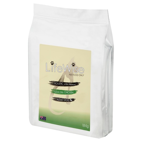 Lifewise Australia Dry Dog Food Grain Free Chicken with Turkey & Vegetables 18kg main image
