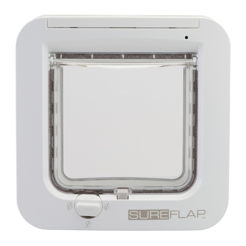 Sureflap Microchip Cat Door Dual Scan -white main image