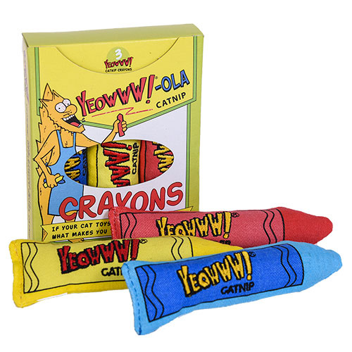 Yeowww! Cat Toys with Pure American Catnip - Yeowww!-ola Crayon main image