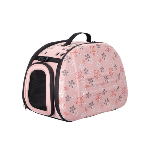 Ibiyaya Collapsible Traveling Shoulder Pet Carrier for Cats and Dogs - Tuscany main image