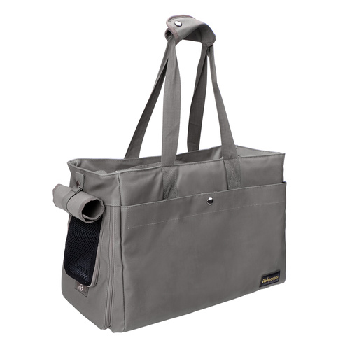 Ibiyaya Canvas Pet Carrier Tote for Cats & Dogs - Grey main image