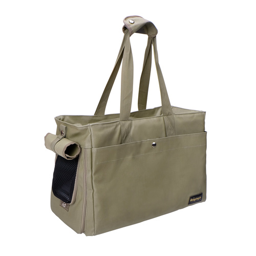 Ibiyaya Canvas Pet Carrier Tote for Cats & Dogs - Light Green main image