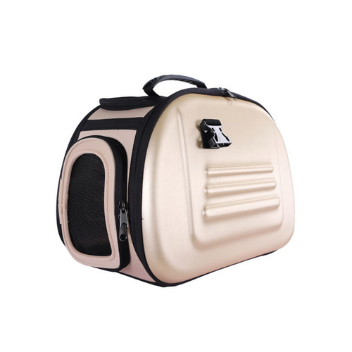 IBIYAYA Classic Foldable Pet Carrier with Multiple Access Points - Beige main image