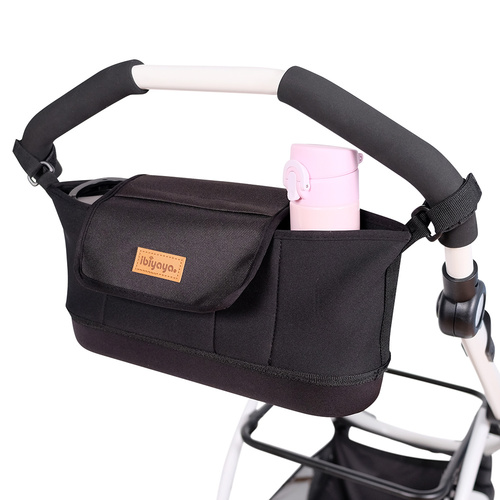 IBIYAYA Pet Pram Organiser Stroller Pouch - Black main image