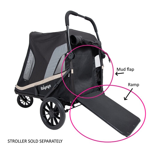 Ibiyaya Portable Dog Ramp & Mud Shield for the Grand Cruiser Stroller main image