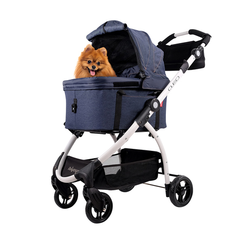 Ibiyaya CLEO Multifunction Pet Stroller & Car Seat Travel System - Blue Jeans main image