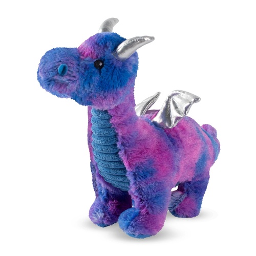 Fringe Studio Feelin' Blue Dragon Plush Squeaker Dog Toy main image
