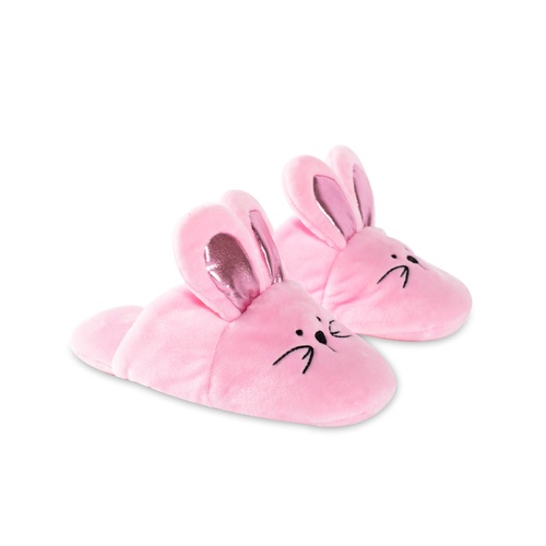 Fringe Studio Easter Bunny Slipper Set Plush Squeaker Dog Toys