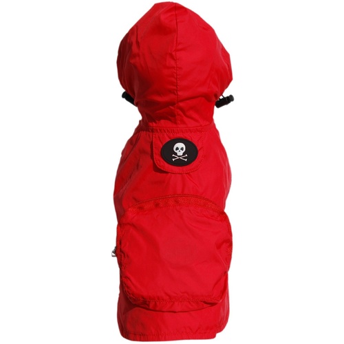 Red Waterproof Jacket Rain Coat for Dogs by FabDog