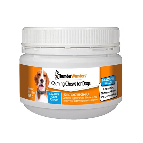 Thunderwunders Calming Chews for Stressed and Anxious Dogs 125g main image