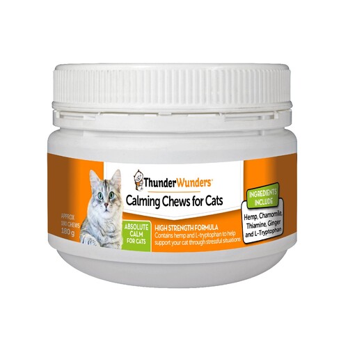 Thunderwunders Calming Chews for Stressed and Anxious Cats 180g main image