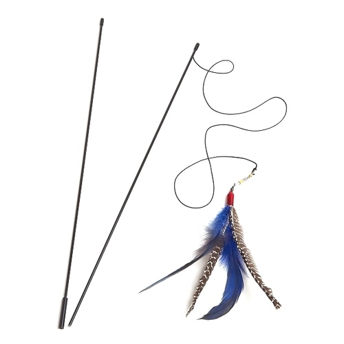 Go Cat Da Bird Pull-Apart Wand Cat Feather Teaser main image