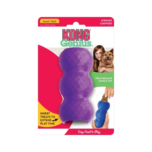 KONG Genius Mike Interactive Treat Dispensing Dog Toy - Bulk Pack of 4 Small Toys main image
