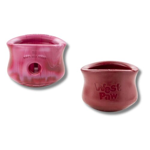 West Paw Toppl Treat Dispensing Wobbling Dog Toy & Food Bowl - Holiday Colours main image