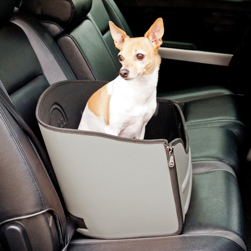 K&H Mod Safety Pet Car Booster Seat for Small to Medium Dogs up to 13kg - Grey main image