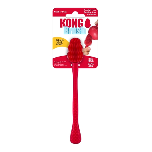 4 x KONG Treat Dispensing Cat & Dog Toy Cleaning Brush main image