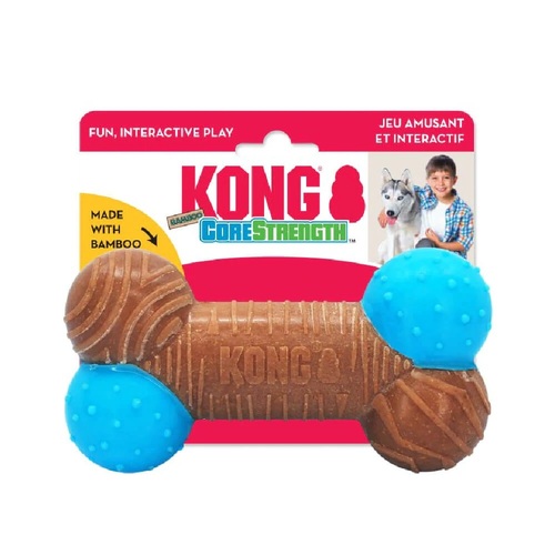 KONG CoreStrength Bamboo Bone Dog Chew Toy x 3 main image