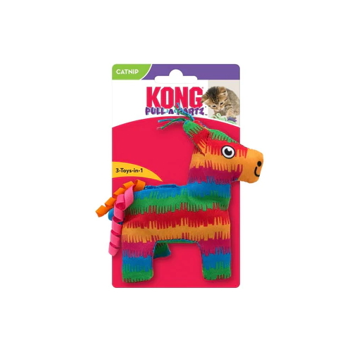 KONG Pull-A-Partz Pinata Interactive Crinkly Cat Toy - Pack of 3 main image