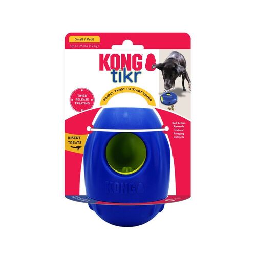 KONG Tikr Time Release Interactive Dog Food & Treat Dispenser - Small - 2 Unit/s main image