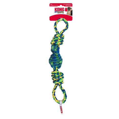 KONG Rope Bunji Tug Dog Toy in Assorted Colours Bulk Pack of 4 main image
