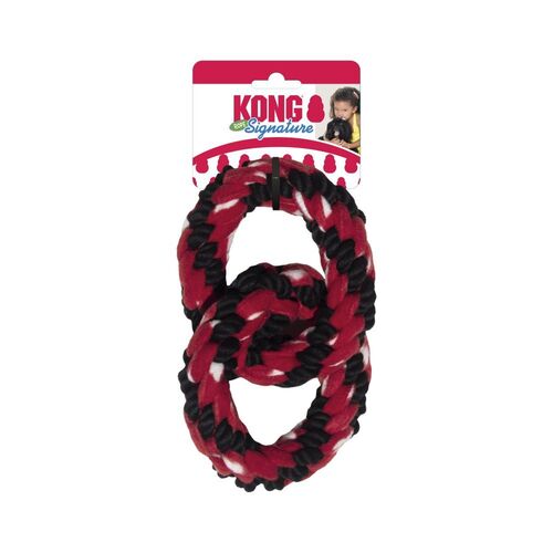 2 x KONG Signature Rope Double Ring Extra Large Rope Tug Toy for Dogs main image