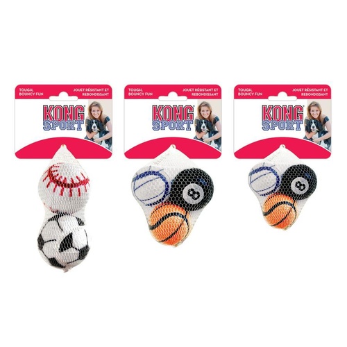 KONG Sport Tennis Balls Dog Toys in Assorted Sport Codes
