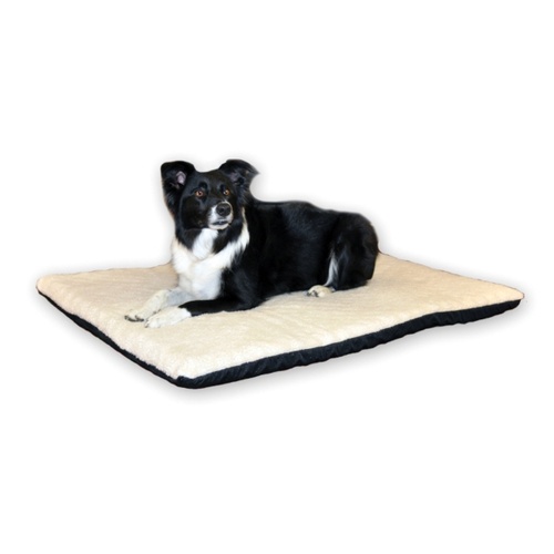 K&H Orthopedic Dual-Thermostat Low-Voltage Heated Pet Bed - Cream main image
