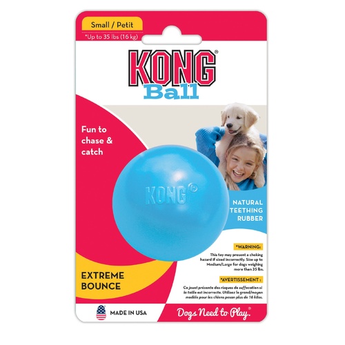 2 x KONG Puppy Ball w/Hole Small  main image