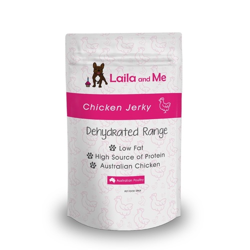 Laila & Me Dehydrated Australian Chicken Jerky Dog Treat 80g main image