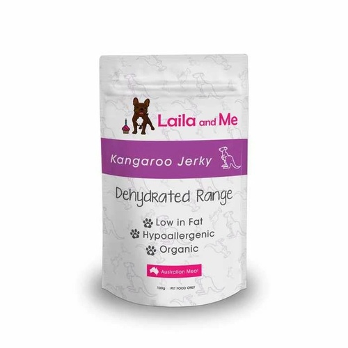 Laila & Me Australian Dehydrated Kangaroo Jerky Dog Treat 80g/140g main image
