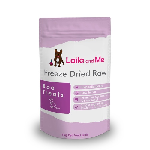 Laila & Me Freeze Dried Australian Raw Kangaroo Treats 60g/140g main image