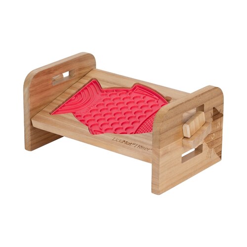 Lickimat Whisker Wooden Eco Adjustable Riser - For Casper & Felix Lick Mats main image