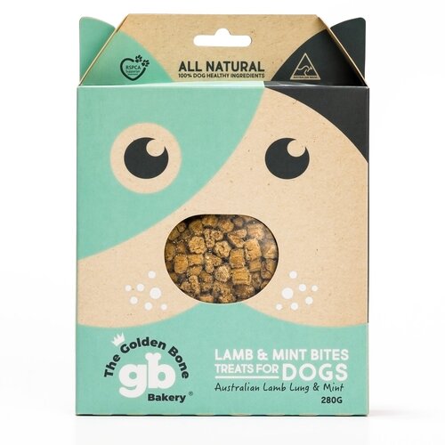 Golden Bone Bakery Lamb & Mint Bites Dog Training Treats 280g main image