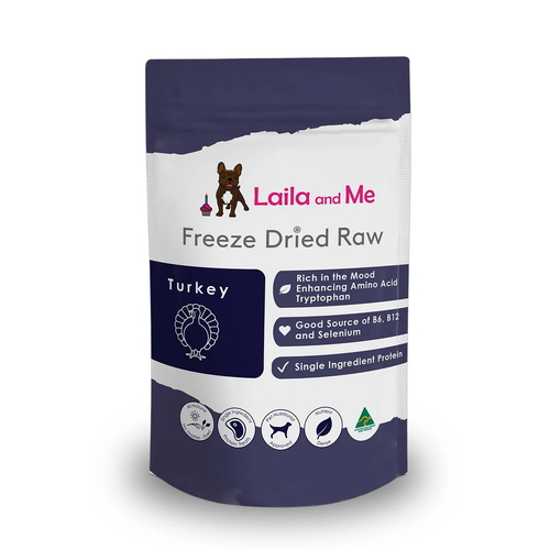 Laila & Me Freeze Dried Australian Turkey Cat & Dog Treats 60g main image