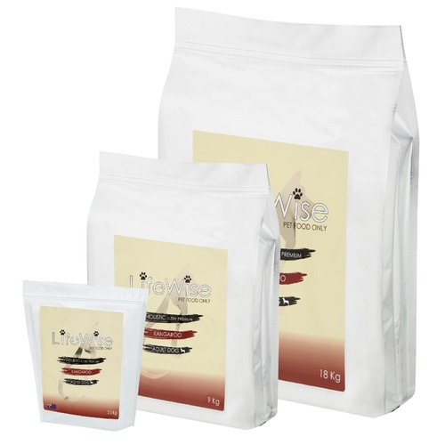 LifeWise Australia Dry Adult Dog Food Kangaroo with Lamb, Rice & Vegetables main image