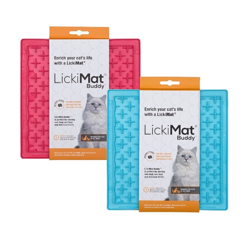 Lickimat Buddy Original Slow Food Anti-Anxiety Licking Mat for Cats main image