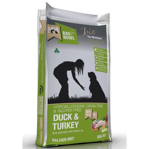 Meals for Mutts Gluten Free Duck & Turkey Dry Dog Food - 20Kg main image