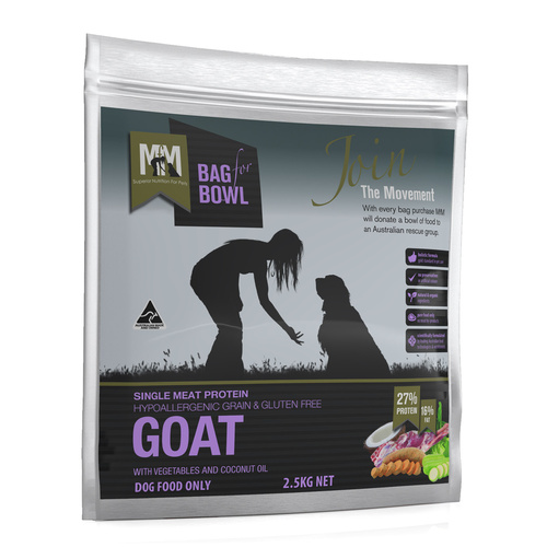 Meals for Mutts Single Ingredient Grain Free Dry Dog Food - Goat 2.5kg  main image