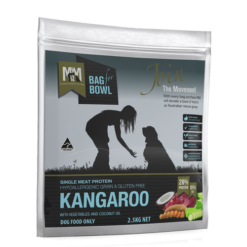 Meals for Mutts Single Ingredient Grain Free Dry Dog Food - Kangaroo 2.5kg  main image