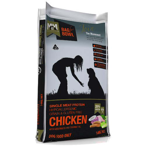 Meals for Mutts Single Ingredient Grain Free Dry Dog Food - Chicken 14kg  main image