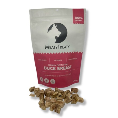 Meaty Treaty Freeze Dried Australian Duck Breast Cat & Dog Treats 50g main image
