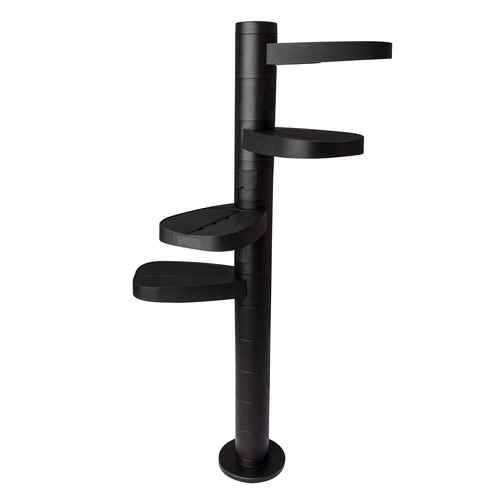 Monkee Tree - The Scalable Cat Climbing Ladder 12 Trunk Starter Pack in BLACK main image