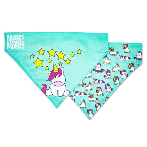 Max & Molly Bandana for Cats & Dogs - Unicorn main image