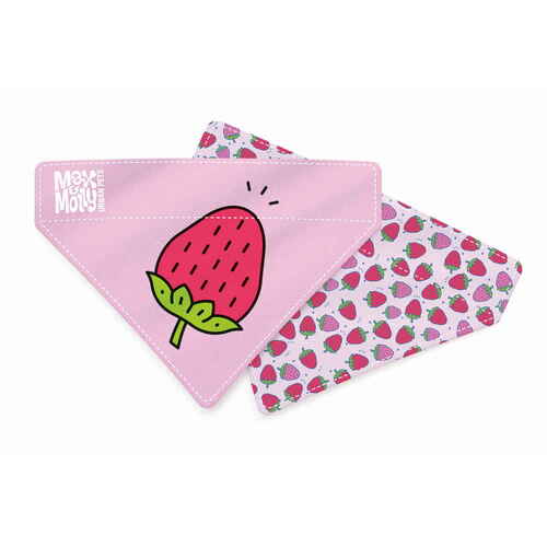 Max & Molly Bandana for Cats & Dogs - Strawberry Dream main image