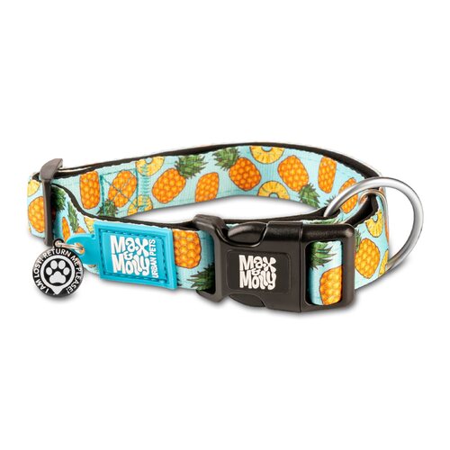 Max & Molly Smart ID Dog Collar - Sweet Pineapple main image